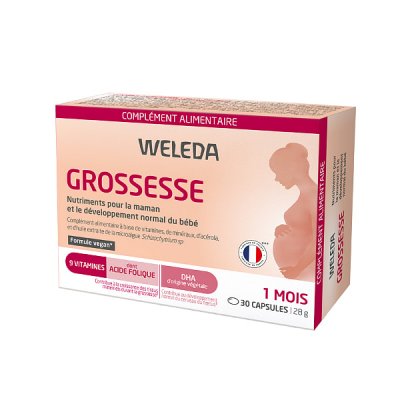 WELEDA  Compl&eacute;ment Alimentaire Grossesse - Cure de 1 mois - 30 capsules