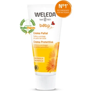WELEDA  Cr&egrave;me B&eacute;b&eacute; Au Calendula Pour Le Changement De Couche 75ml