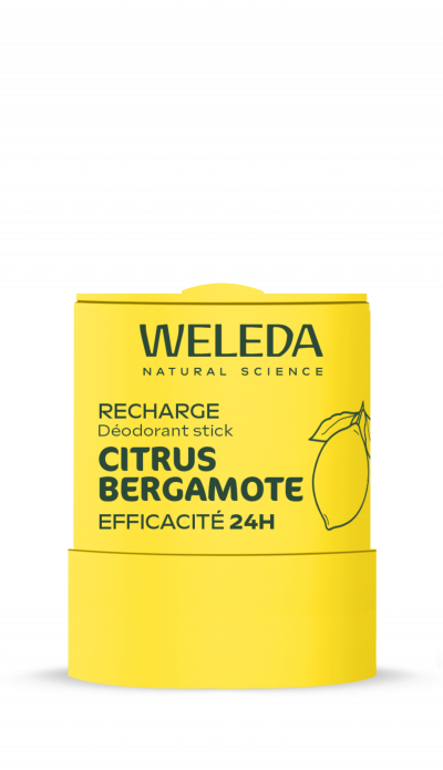 WELEDA  D&eacute;odorant Stick Rechargeable Citrus Bergamote 50g recharge