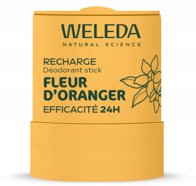 WELEDA  D&eacute;odorant Stick Rechargeable Fleur d&acute;Oranger 50g recharge