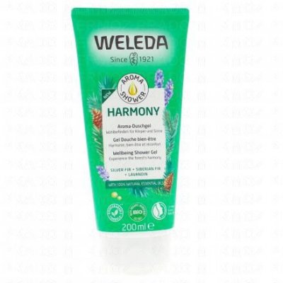WELEDA  DOUCHE AROMA - Gel Douche Harmony Bio, 200ml