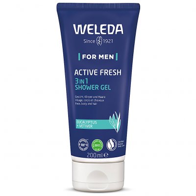 WELEDA  HOMME - Gel Douche Energisant Bio, 200ml