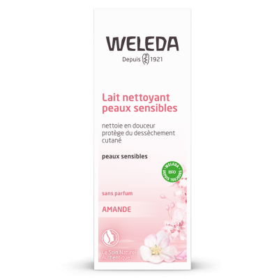 WELEDA  Lait Nettoyant Confort Peaux Sensibles - 75 ml - Tube 75 ml