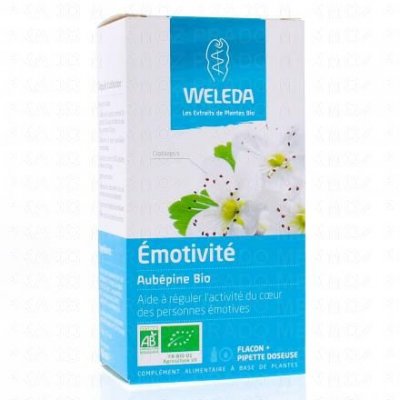 WELEDA  Les extraits de plantes - Emotivit&eacute;Aubepine bio flacon 60ml