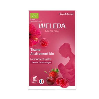 WELEDA  Maternit&eacute; Tisane Allaitement Fruits Rouges Bio 20 sachets