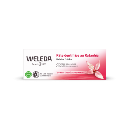 WELEDA  Soin Bucco-Dentaire P&acirc;te Dentifrice au Ratanhia 75ml