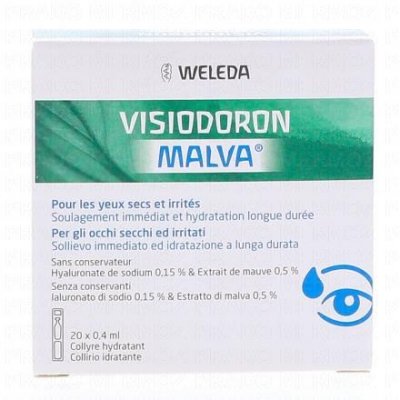 WELEDA  Visiodoron Malva Solution Ophtalmique 20 Unidoses
