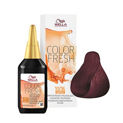 WELLA  Color Fresh pH 6.5 - Acid 5/56 brun clair acajou violet, 75 ml