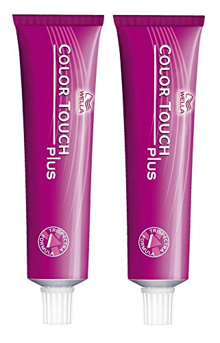  Wella Color Touch Plus 55/07 Lot de 2 bo&icirc;tes de 2 x 60 ml Marron clair