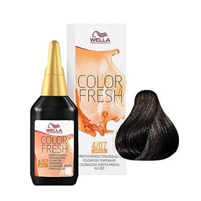 WELLA  professionals Color Fresh Teinture Semi Permanente 4/07