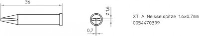  WELLER t0054470399&nbsp;Panne &agrave; souder pour fer &agrave; souder, 120&nbsp;W