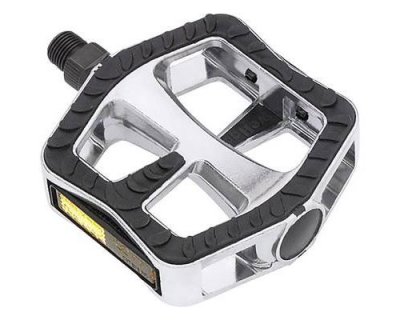 GENERIQUE Wellgo Komfort-Pedale XL P&eacute;dale de v&eacute;lo argent, noir