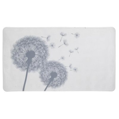 WENKO  23160100 tapis antid&eacute;rapants de baignoire astera, blanc/gris, 70x40 cm