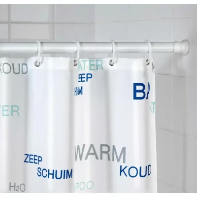 WENKO  barre douche telesc.20mm blanc 70-115.