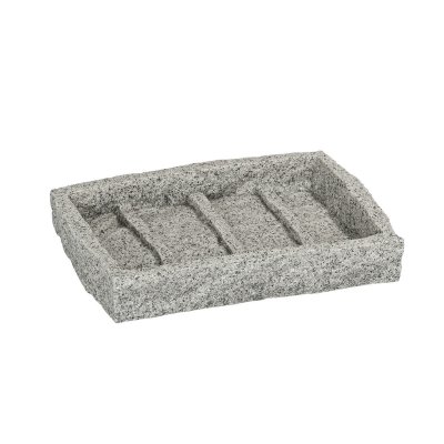 WENKO  - Porte-savon design Granite - Gris - Granit