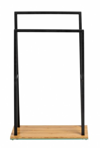WENKO  porte-serviettes sur pied bambusa noir EYHA909-BK