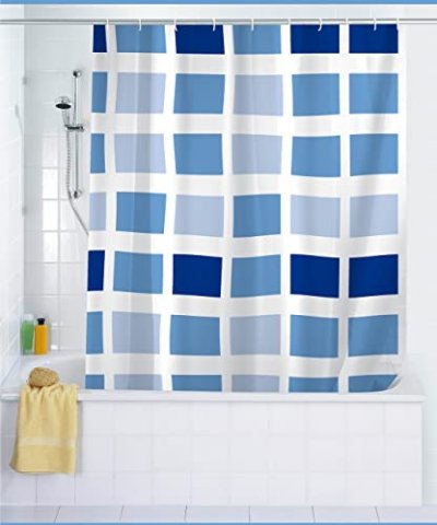 WENKO  rideau douche 180x200 mosaique peva