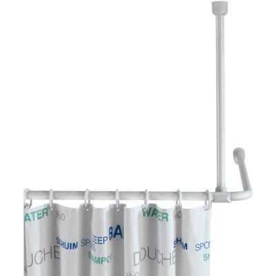 WENKO  support pour barre douche 25mm blanc