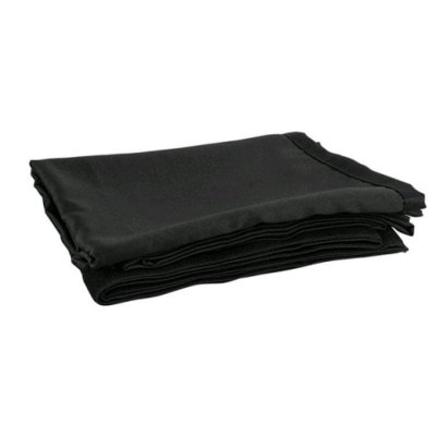 WENTEX  Pipe & Drape rideau de sc&egrave;ne 300x300 cm, molleton CS, noir