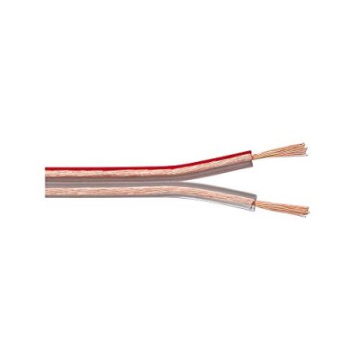 GENERIQUE Wentronic 10m 2x 0.5mm C&acirc;ble pour enceinte - Transparent