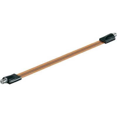  Wentronic c&acirc;ble plat passe-fen&ecirc;tre 2 x prise f (femelle) 0,32 m