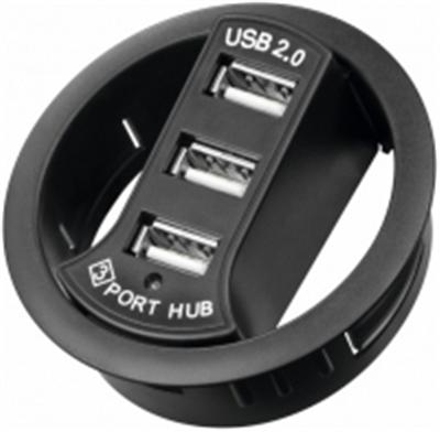GENERIQUE Wentronic Hub USB 2.0 3 ports (Import Allemagne)