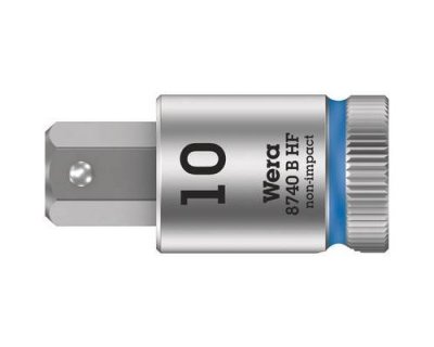 WERA  05003043001 8740 B HF Douille-embout Zyklop, Bleu P&eacute;trole