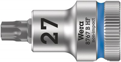 WERA  05003064001 8767 B Torx HF Zyklop embout &agrave; Douille, Bleu P&eacute;trole