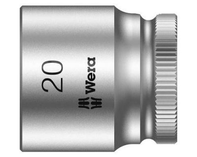 WERA  05003565001 8790 Hmb Douille Zyklop &agrave; emmanchement 3/8"", 20.0 mm, Argent
