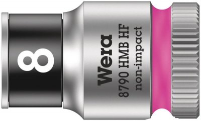 WERA  05003742001 8790 HMB HF Douille Zyklop &agrave; emmanchement, Rose Vif
