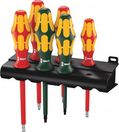 WERA  05006145001 Jeu de tournevis 1601 VDE 6 pi&egrave;ces (Import Allemagne)