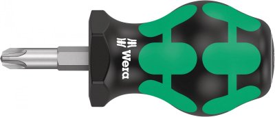 WERA  '05008855001 355 PZ Stubby Tournevis Pozidriv, 3 x 25 mm