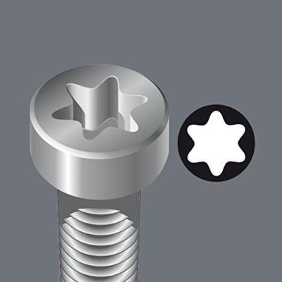 WERA  05028020001 367 Tournevis TORX, TX 40 x 130 mm, Noir/vert