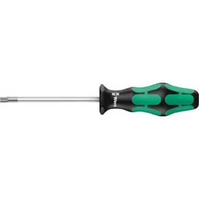 WERA  05028053001 367 Tournevis Torx Hf avec fonction de retenue, T x 25 x 100 mm, Noir/vert