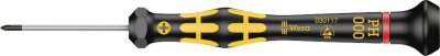 WERA  05030117001 1550 PH Tournevis Kraftform Micro, Jaune