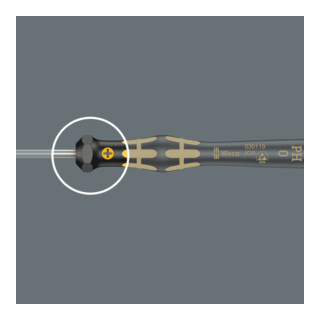 WERA  05030122001 1567 Tournevis Kraftform Micro TORX, TX 6 x 40 mm, Noir/jaune