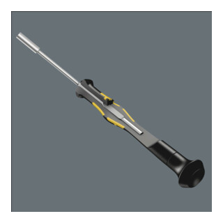 WERA  05030150001 1569 Tournevis ESD &agrave; douille, 5.0 mm x 60 mm, Noir/jaune