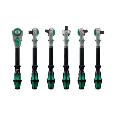WERA  05073261001 8000 B SB Cliquet Zyklop &agrave; carr&eacute; 3/8&ldquo;, 199.0 mm