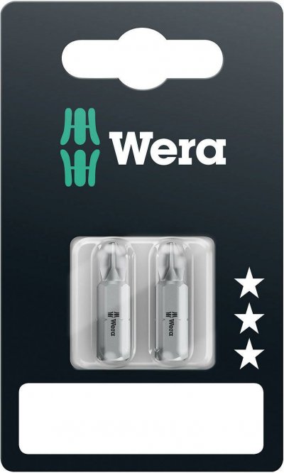 WERA  05073304001 851/1 Z SB PH1, 2 x PH 1 x 25 mm, Gris