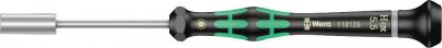 WERA  05118126001 2069 Tournevis &eacute;lectronicien &agrave; douille, 5.5 mm x 60 mm, Noir/vert