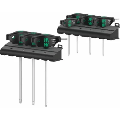 WERA  467/7 Tx Hf Set 1 Querform-Torx-Schraubendrehers.Halterfu.