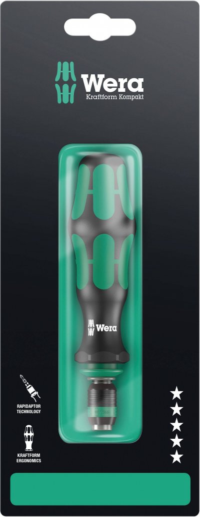 WERA  - 817 r pour l'atelier Tournevis porte-embouts 1/4 (6.3 mm) din 3126, din iso 1173 C98636