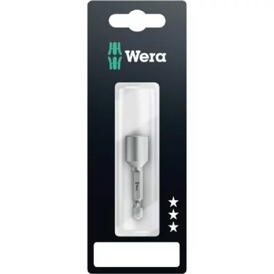 WERA  869/4 M SB SiS 05073505001 Douille pour vis &agrave; t&ecirc;te carr&eacute;e magn&eacute;tique 7 mm