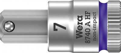 WERA  8740 A 05003341001 6 pans int&eacute;rieurs Douille-embout 7 mm 1/4 (6.3 mm)