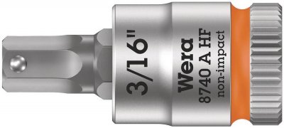 WERA  8740 A 05003386001 6 pans int&eacute;rieurs Douille 3/16 1/4 (6.3 mm)