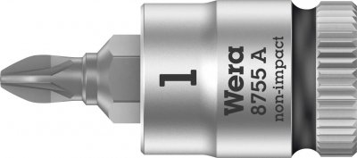 WERA  8755 A 05003353001 vis Pozidriv Douille-embout PZ 1 1/4 (6.3 mm)