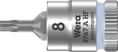 WERA  8767 A 05003360001 6 pans int&eacute;rieurs (TX) Douille-embout T 8 1/4 (6.3 mm)