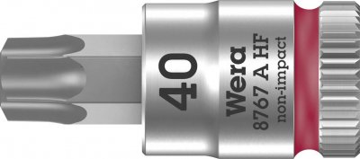 WERA  8767 A 05003371001 6 pans int&eacute;rieurs (TX) Douille-embout T 40 1/4 (6.3 mm)