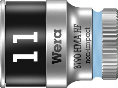 WERA  8790 HMA 05003726001 6 pans ext&eacute;rieurs Douille 11 mm 1/4 (6.3 mm)