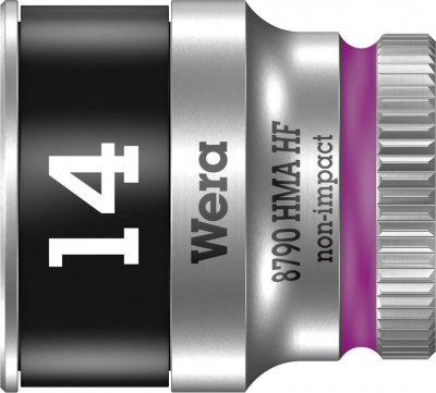 WERA  8790 HMA 05003729001 6 pans ext&eacute;rieurs Douille 14 mm 1/4 (6.3 mm)